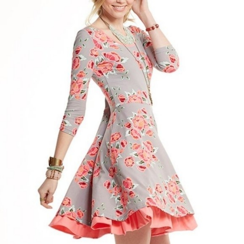 Matilda Jane Marzipan Rose Fit and Flare Dress Size Medium